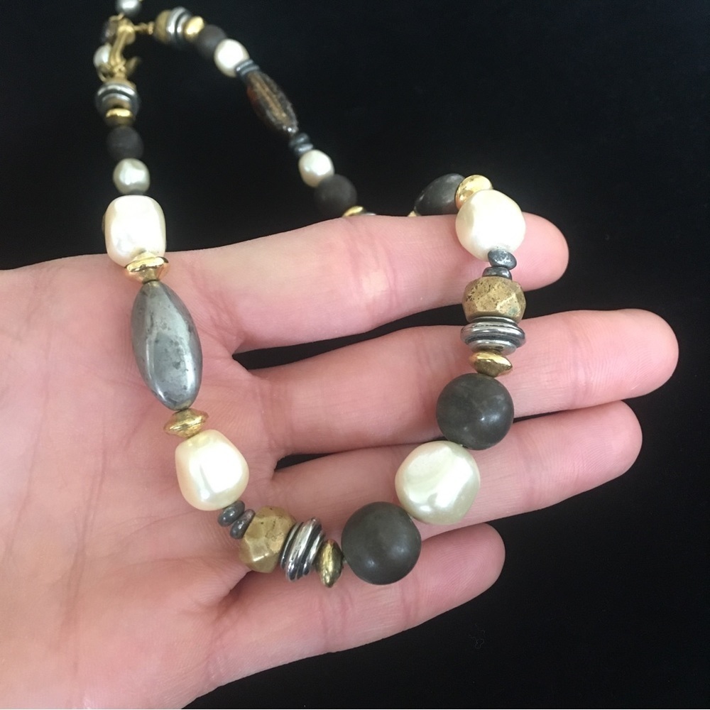 Vintage Beaded LC Necklace